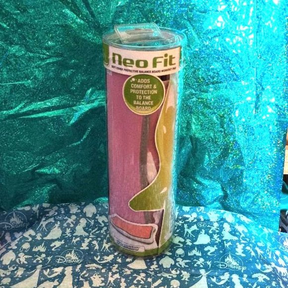 Nintendo Wii Pink Neo Fit Balance Board Protector Neoprene Mat Cover Exercise - Picture 2 of 4